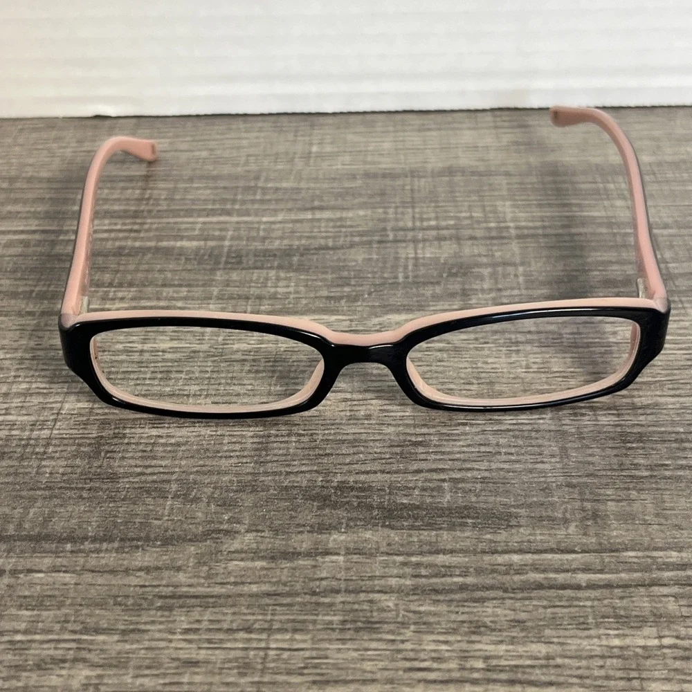 CHANEL Women's Glasses 3145 Authentic Made in Italy Black Pink Bow Rose Emblems - Picture 6 of 11